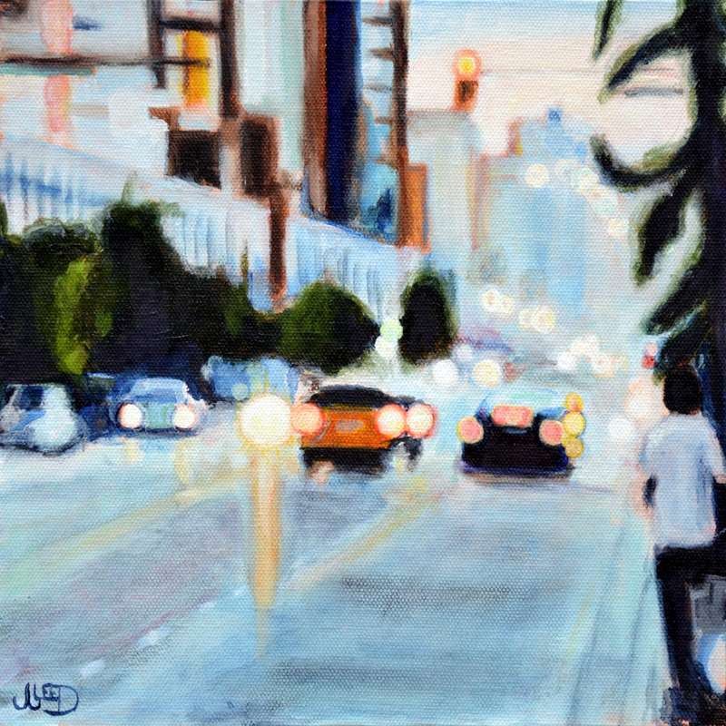 Diagonal Dusk by Jonathan Gleed