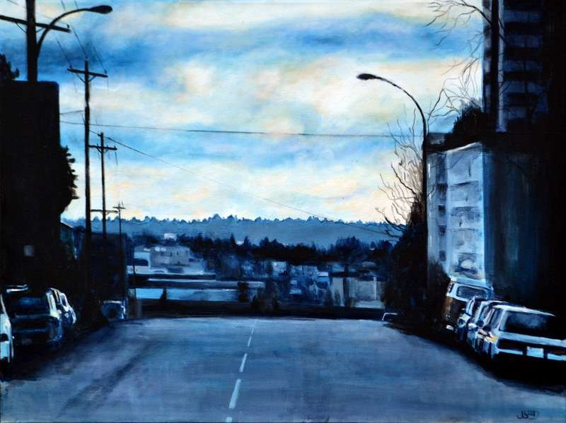 Dusk in Blue by Jonathan Gleed