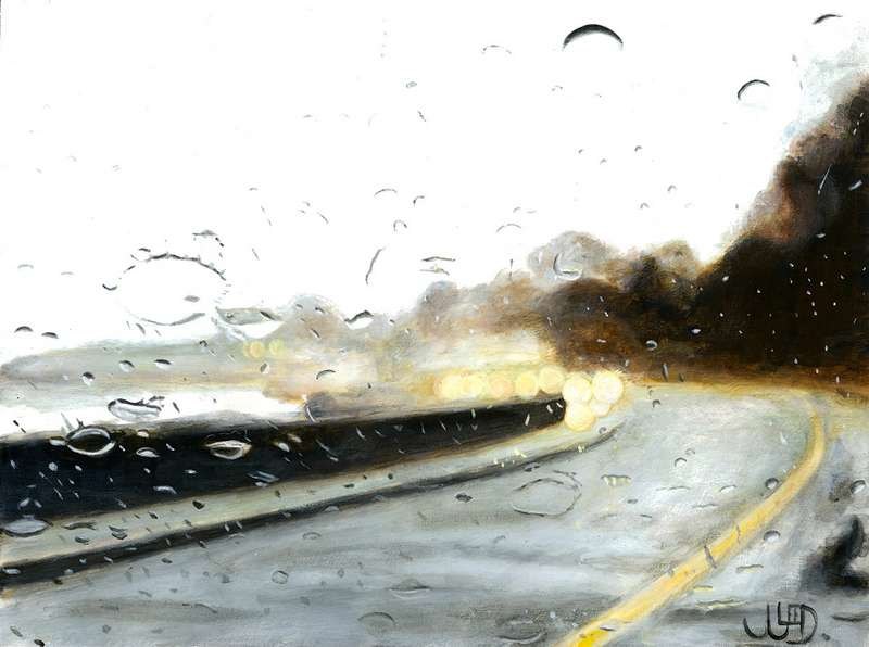 Driving Rain by Jonathan Gleed