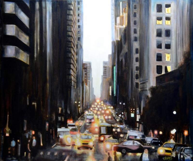 Lights of Manhattan by Jonathan Gleed