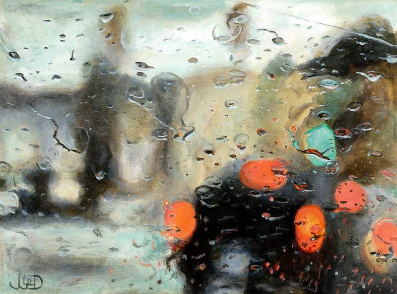 Water on Glass by Jonathan Gleed