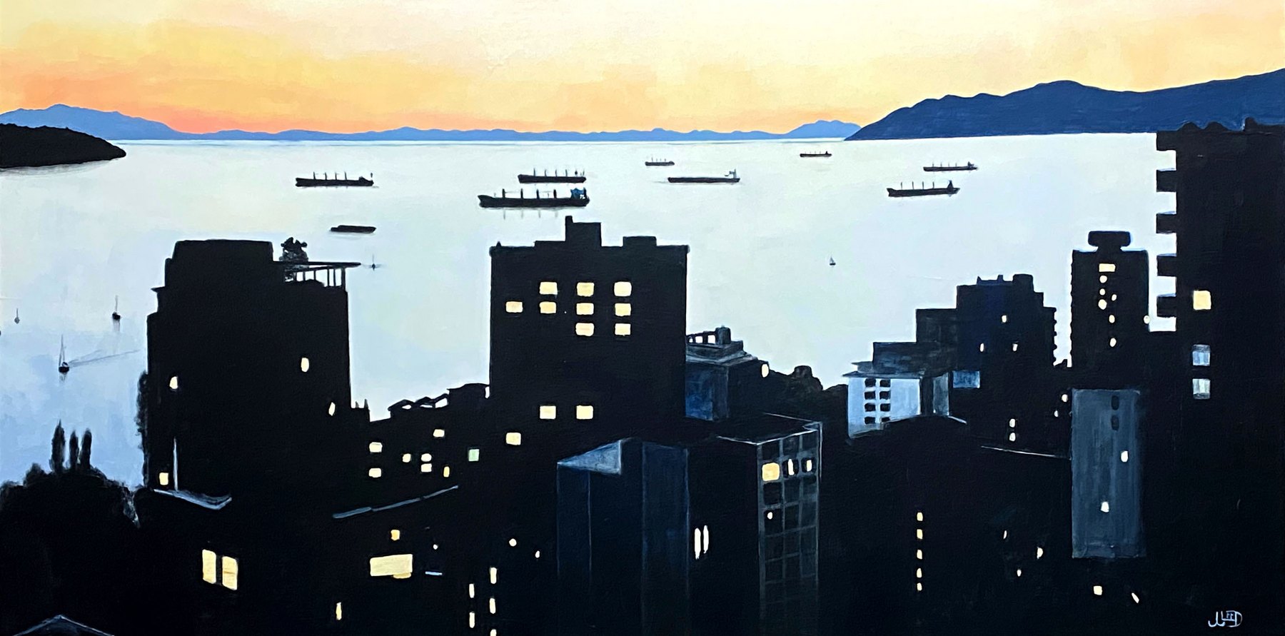 English Bay by Jonathan Gleed