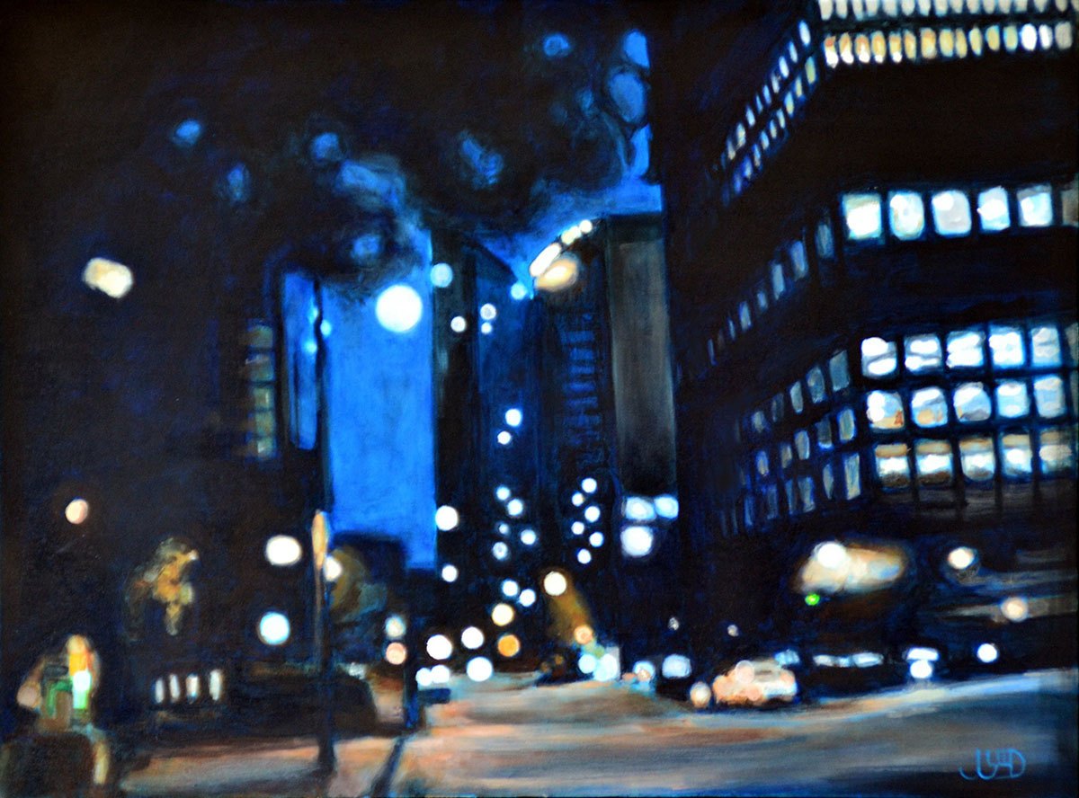 Moon Over Monday Night by Jonathan Gleed