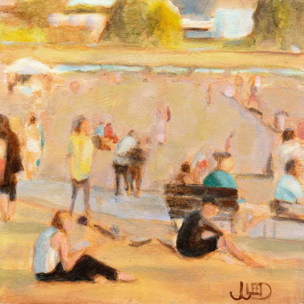 Sun Soaking by Jonathan Gleed