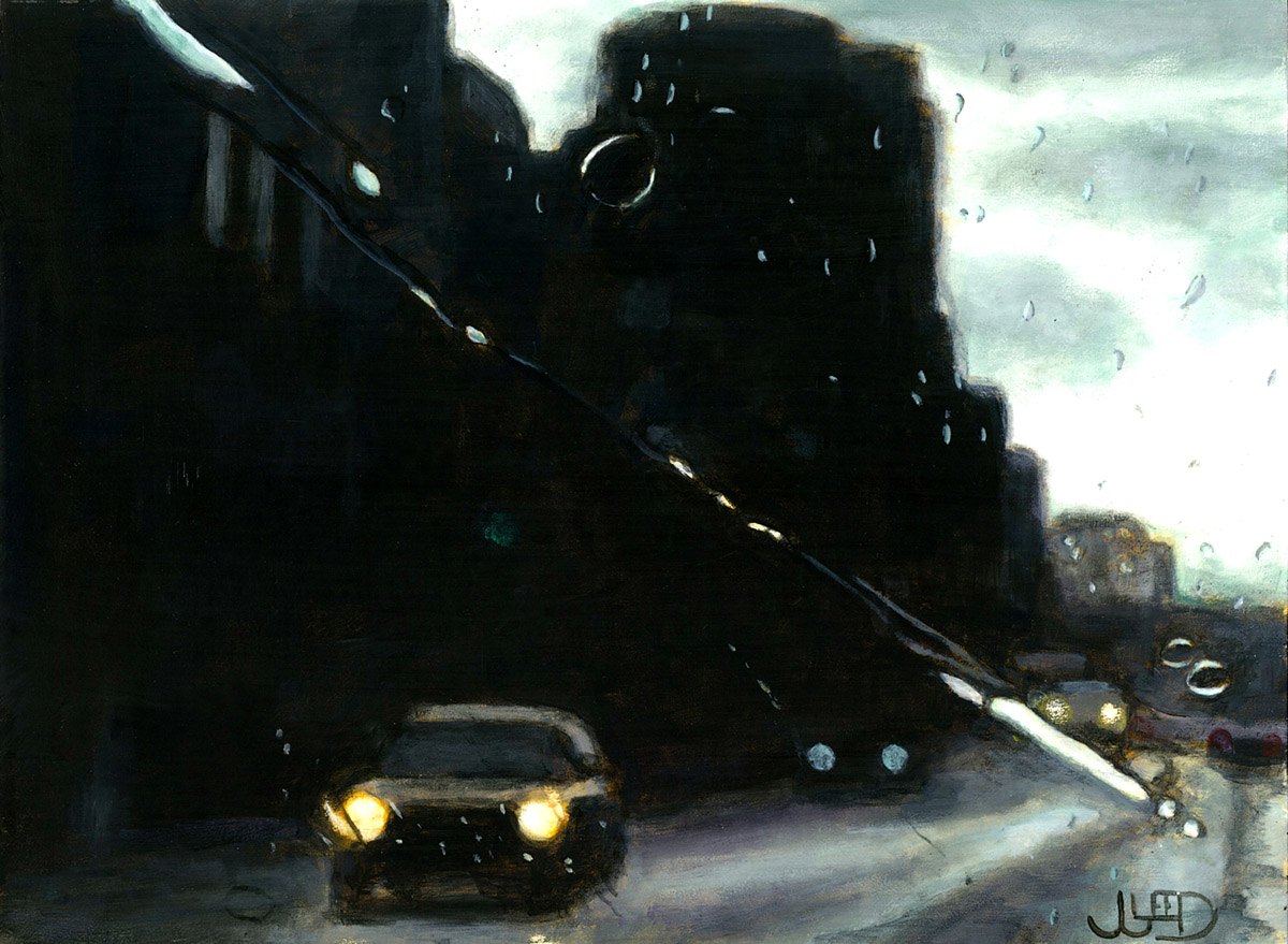 Winter Commute by Jonathan Gleed